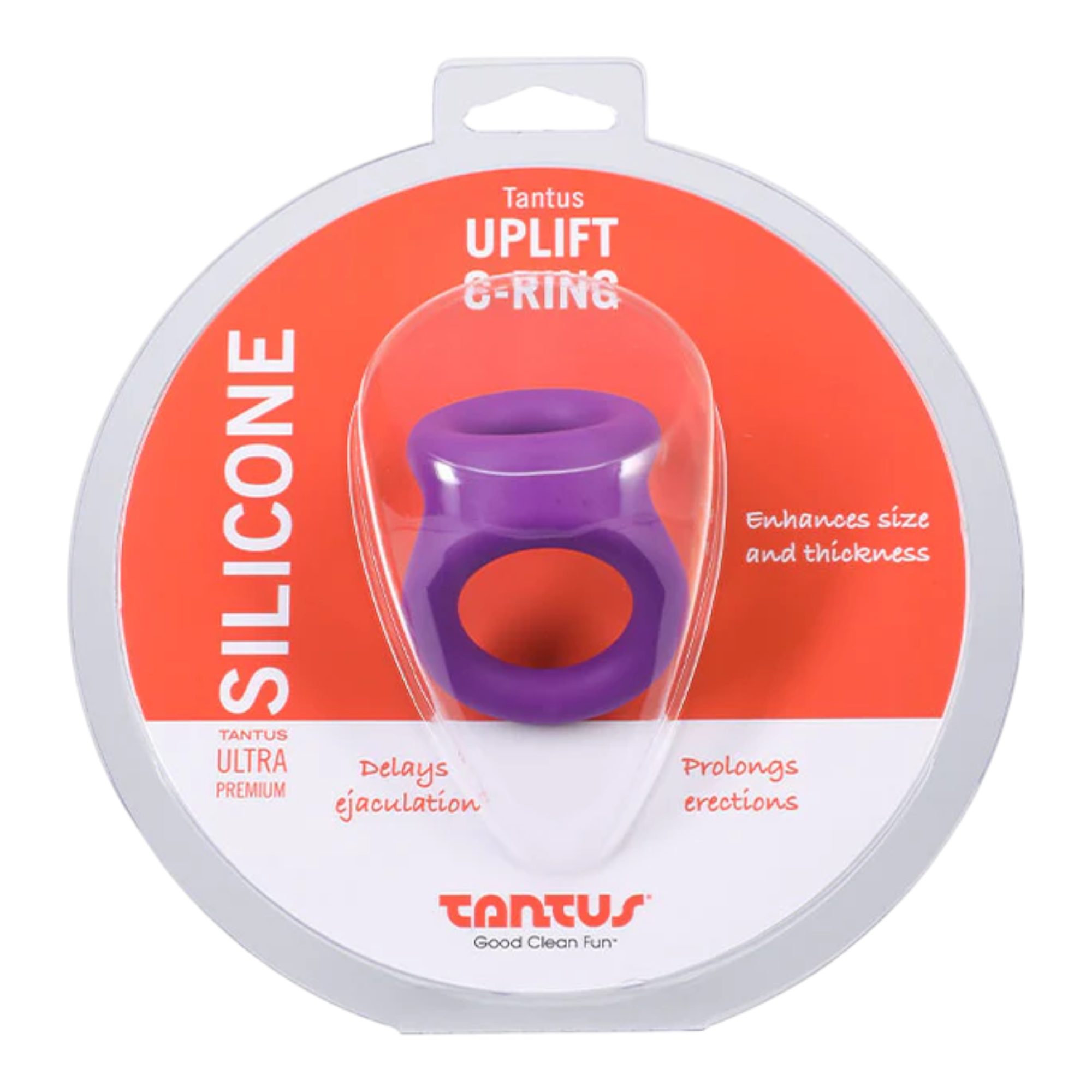 Tantus Uplift C-Ring Cock and Ball Sling Purple