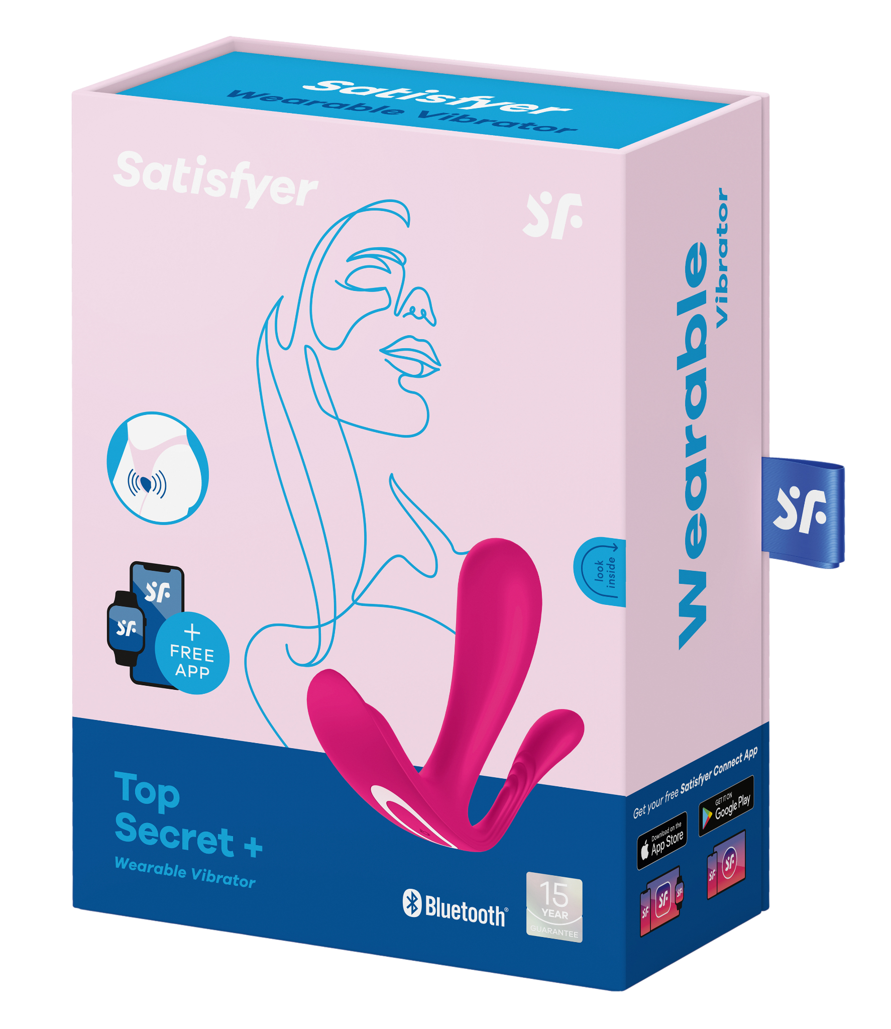Satisfyer — Top Secret Plus Vibrator (Pink)