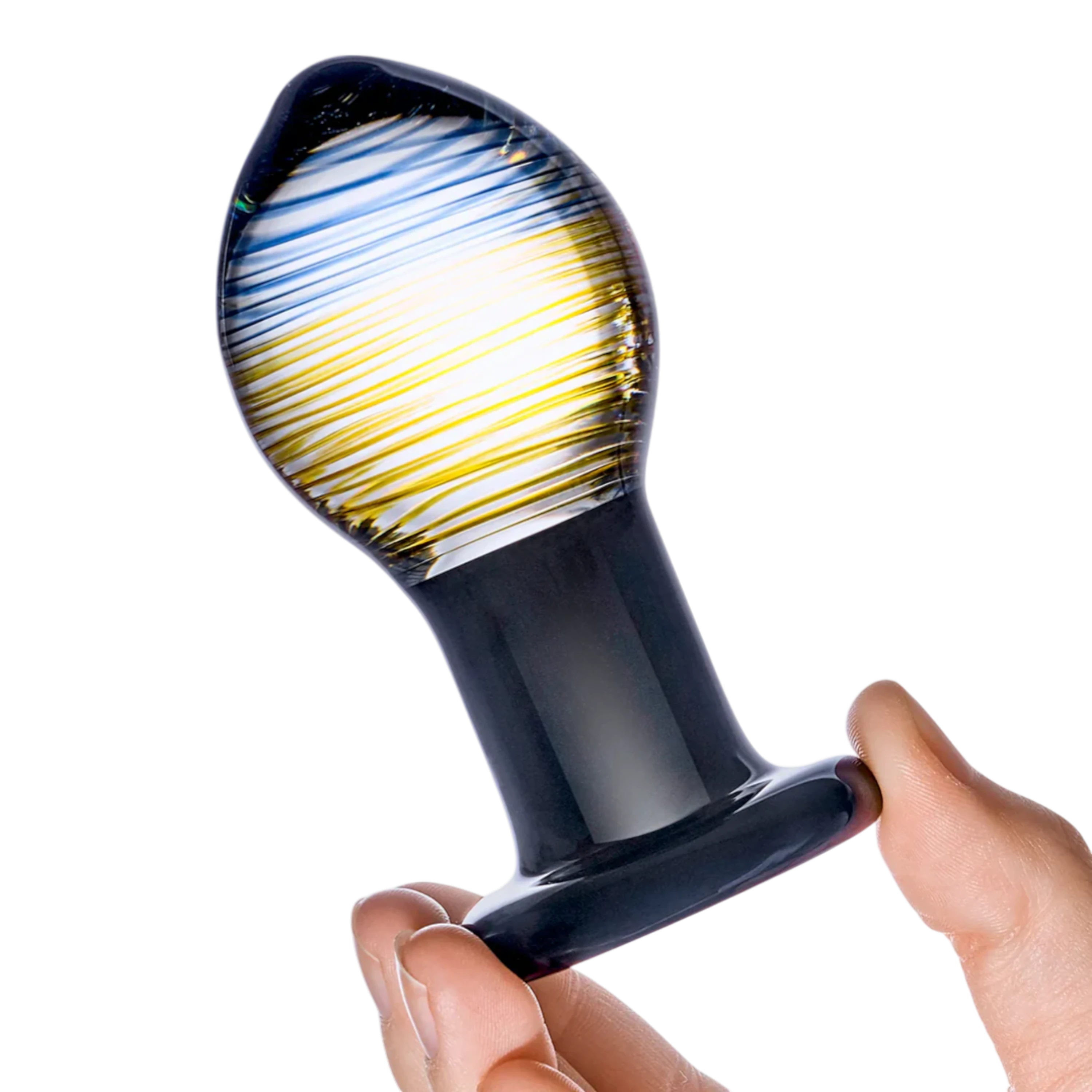 Glas 3.5 in. Galileo Glass Butt Plug