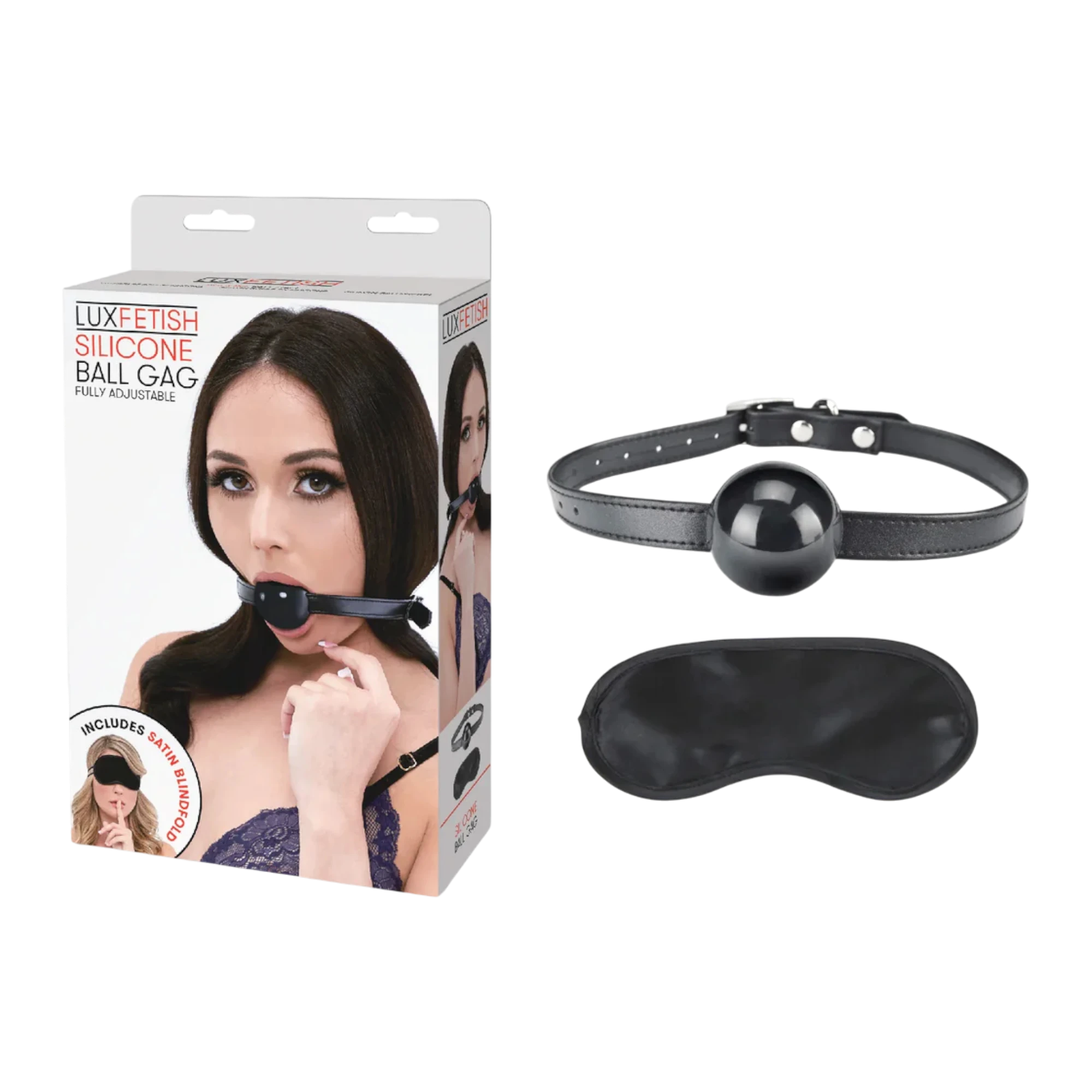 Lux Fetish Silicone Ball Gag