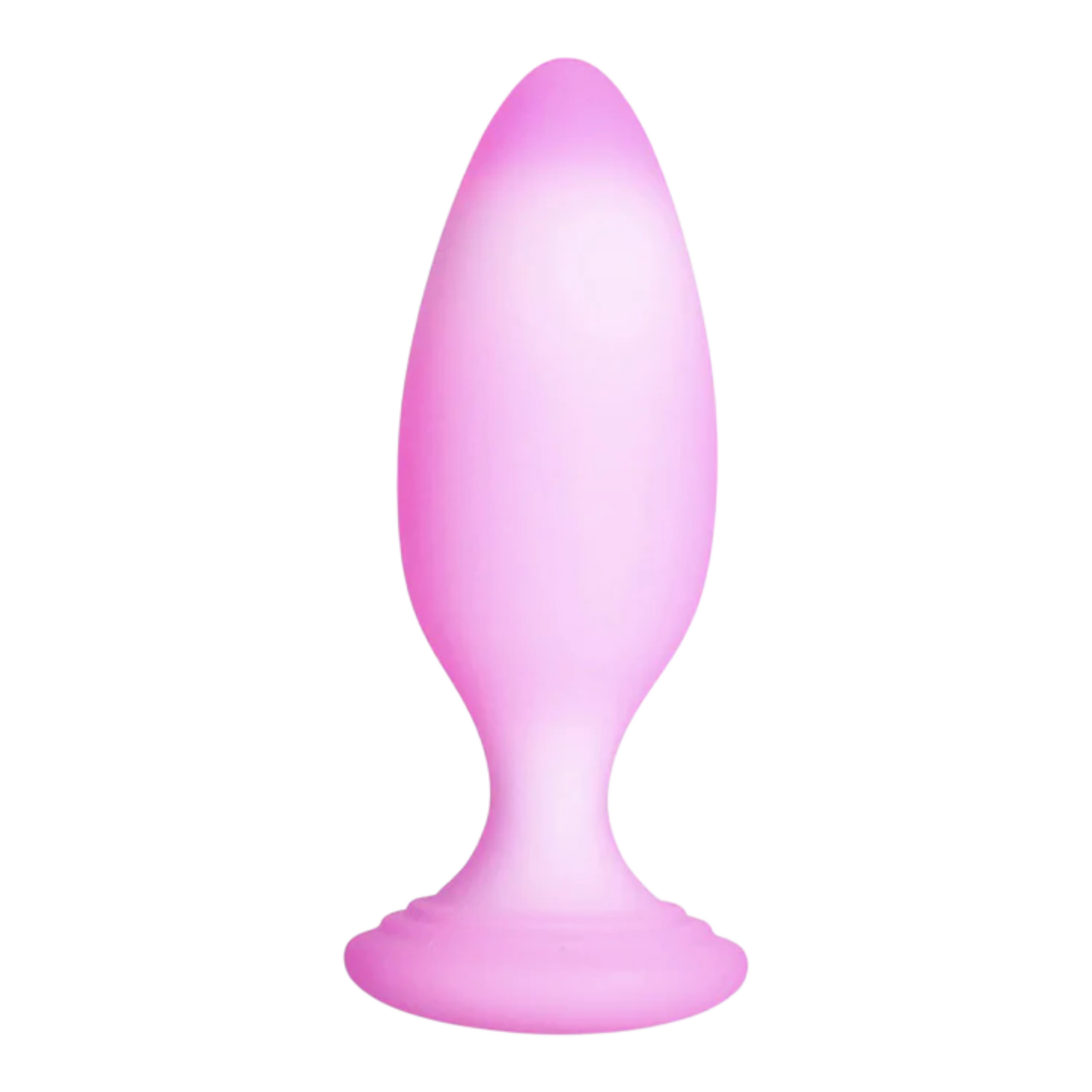 Softies Dual Layer Butt Plug 4 in. Pink