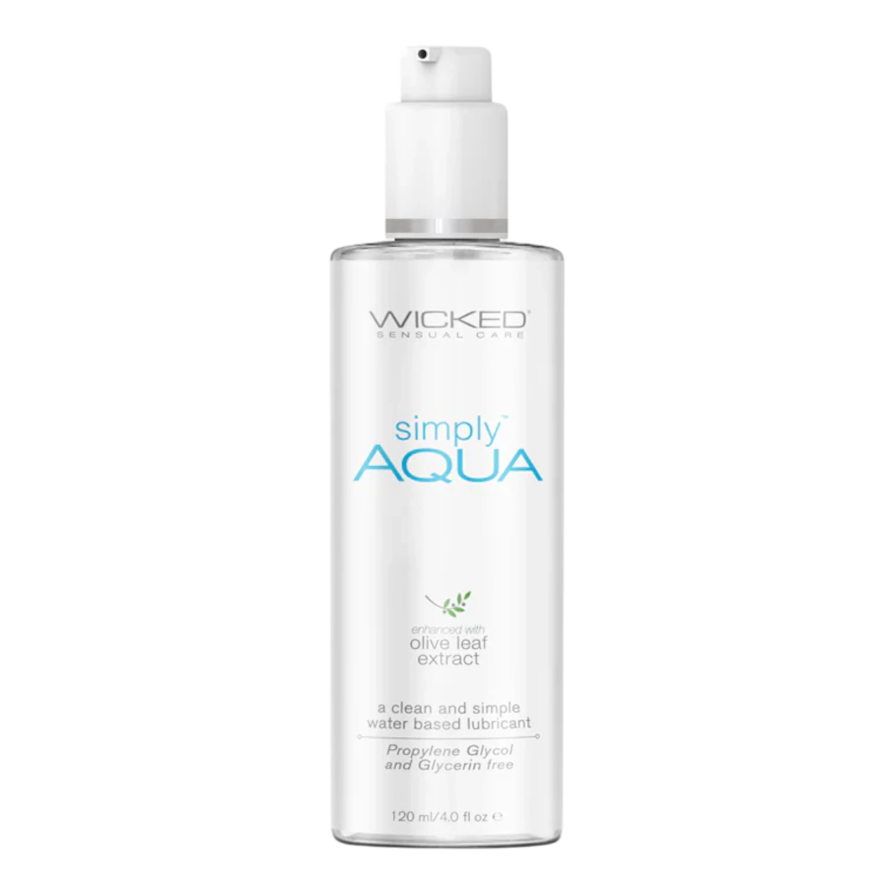 Wicked Simply Aqua Water-Based Lubricant 4 oz.