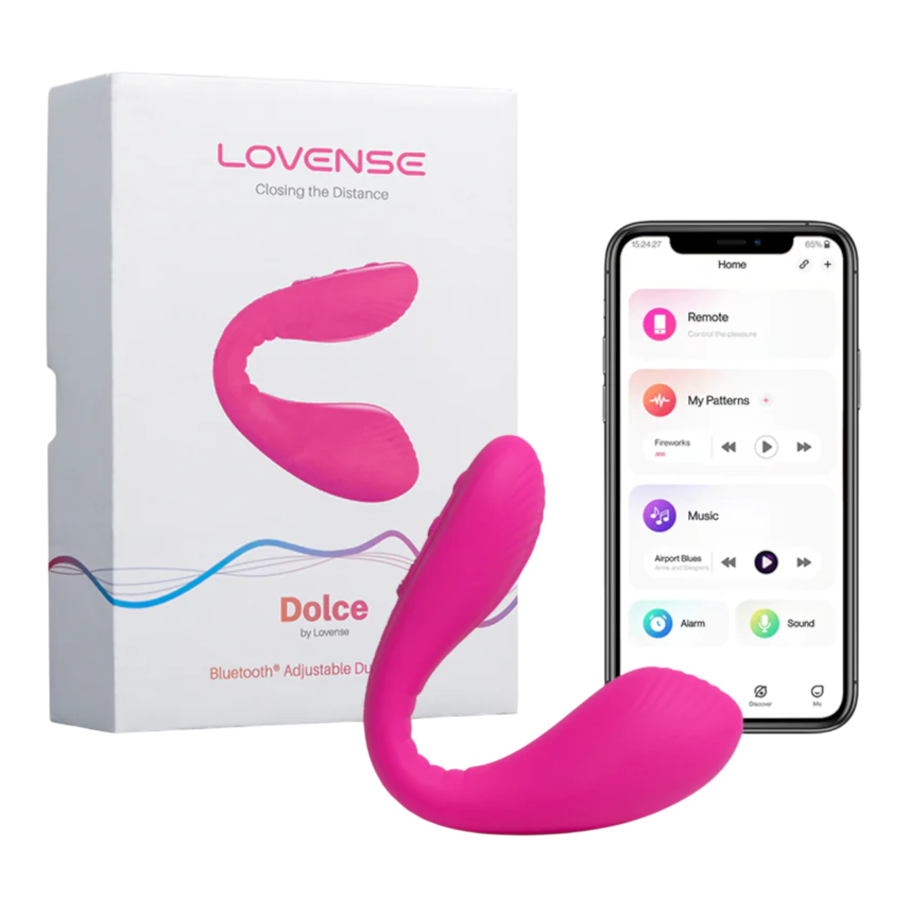 Lovense Dolce Bluetooth Adjustable Dual Vibrator