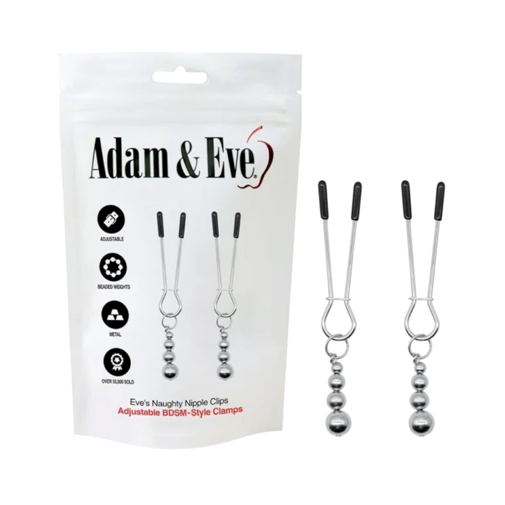 Adam & Eve — Naughty Nipple Clips (Bag)