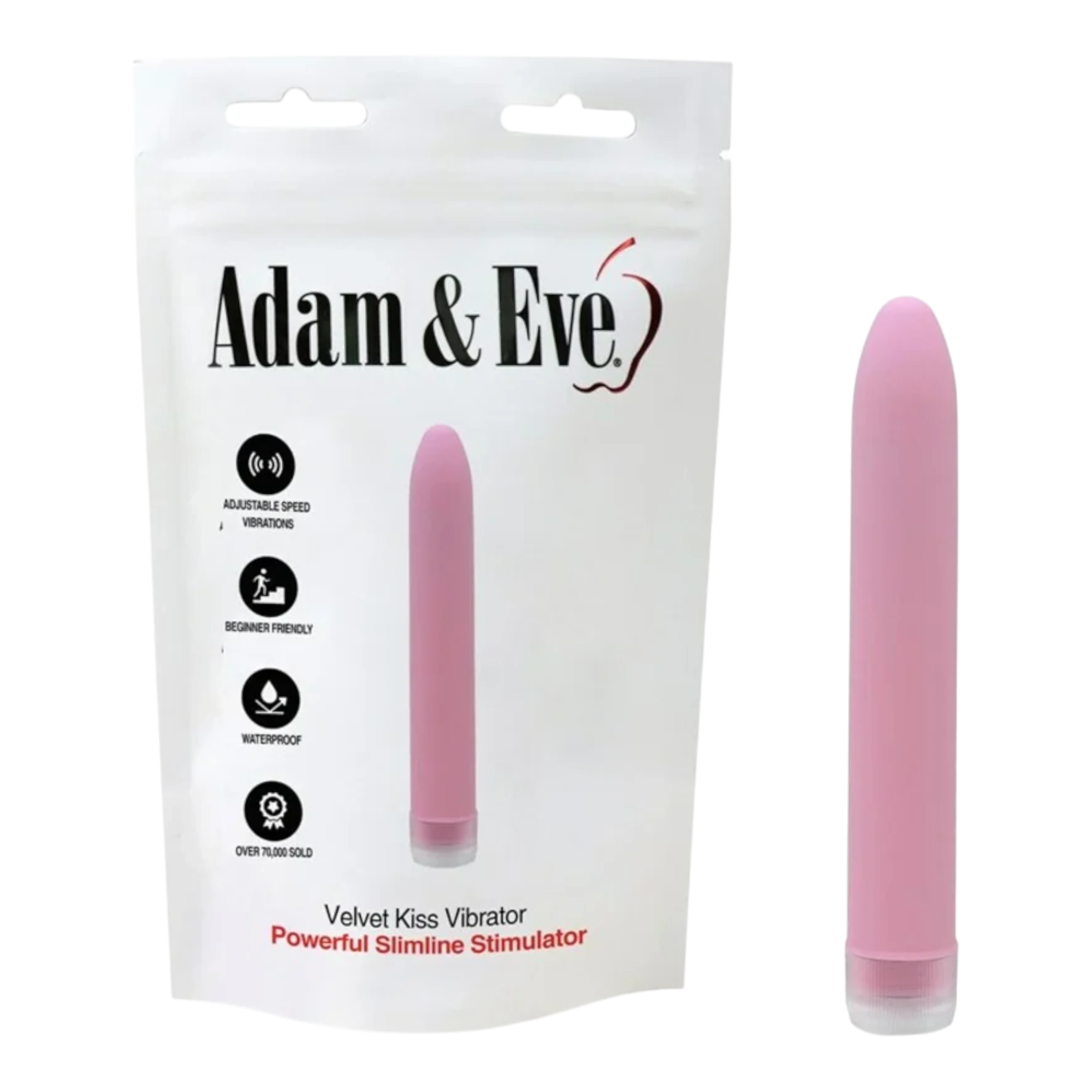 Adam & Eve Velvet Kiss Vibrator (Bag Packaging)
