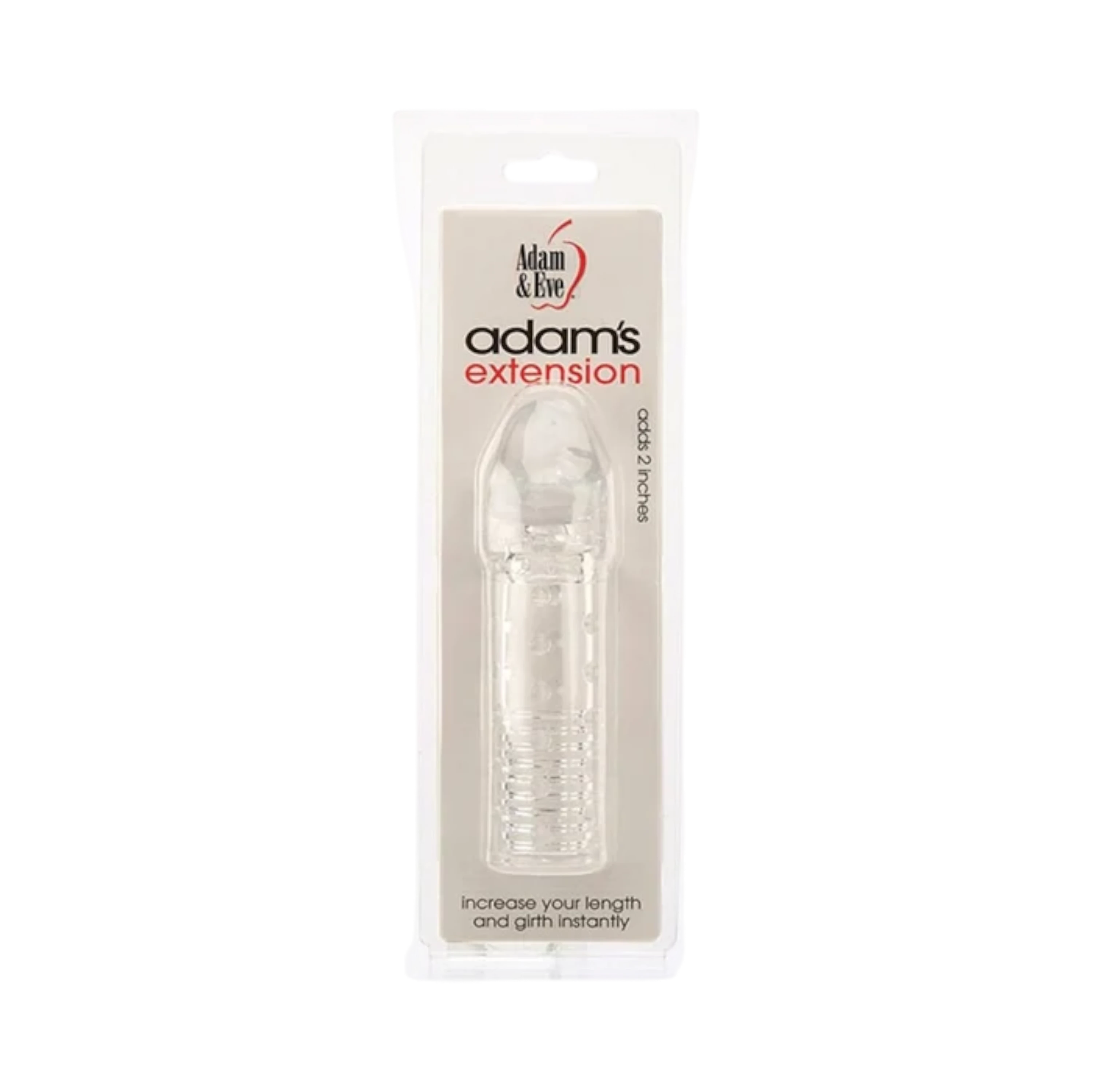 Adam & Eve Adam's Extension 2" Penis Extender - Clear