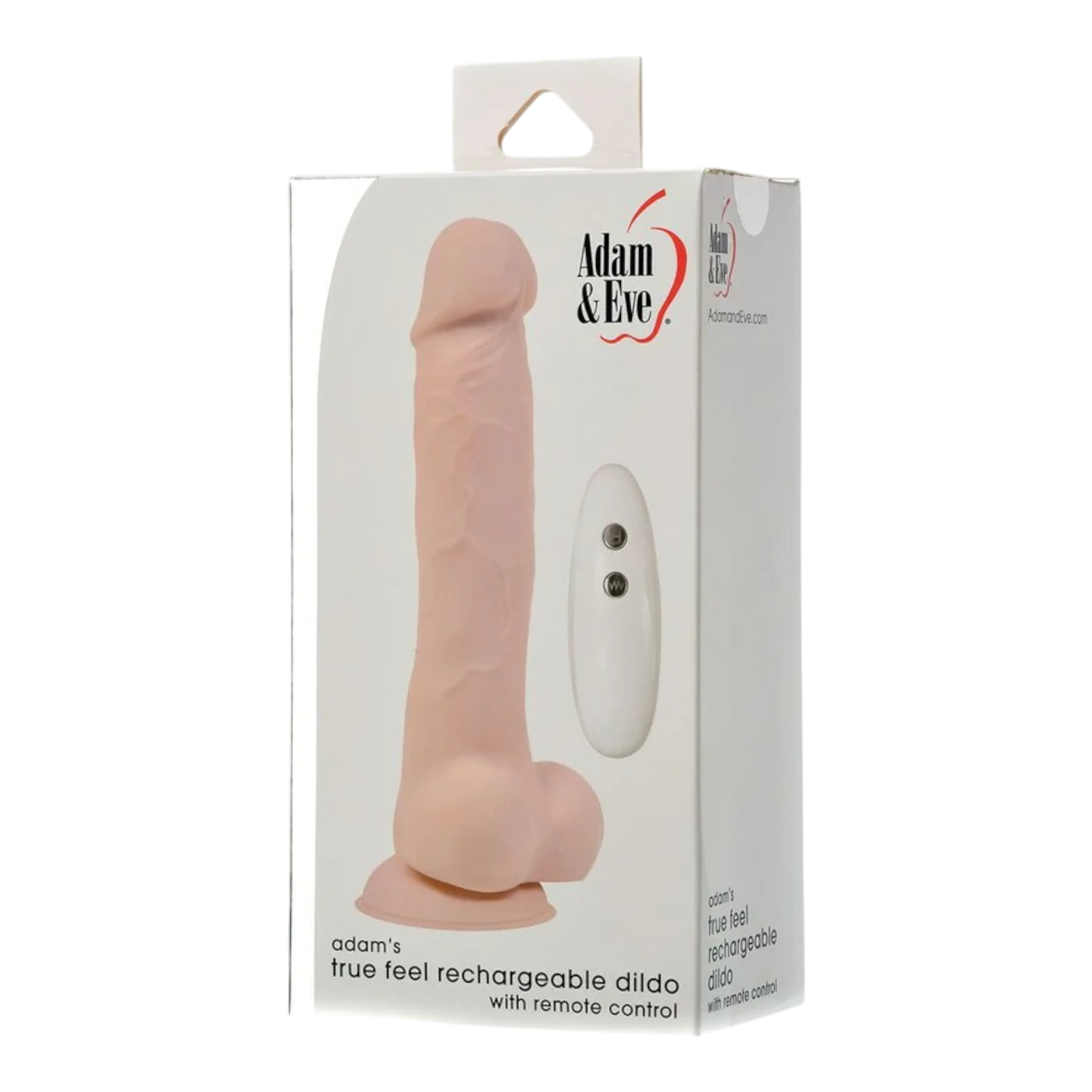 Adam & Eve Adam's True Feel Rechargeable Dildo with Remote Control
