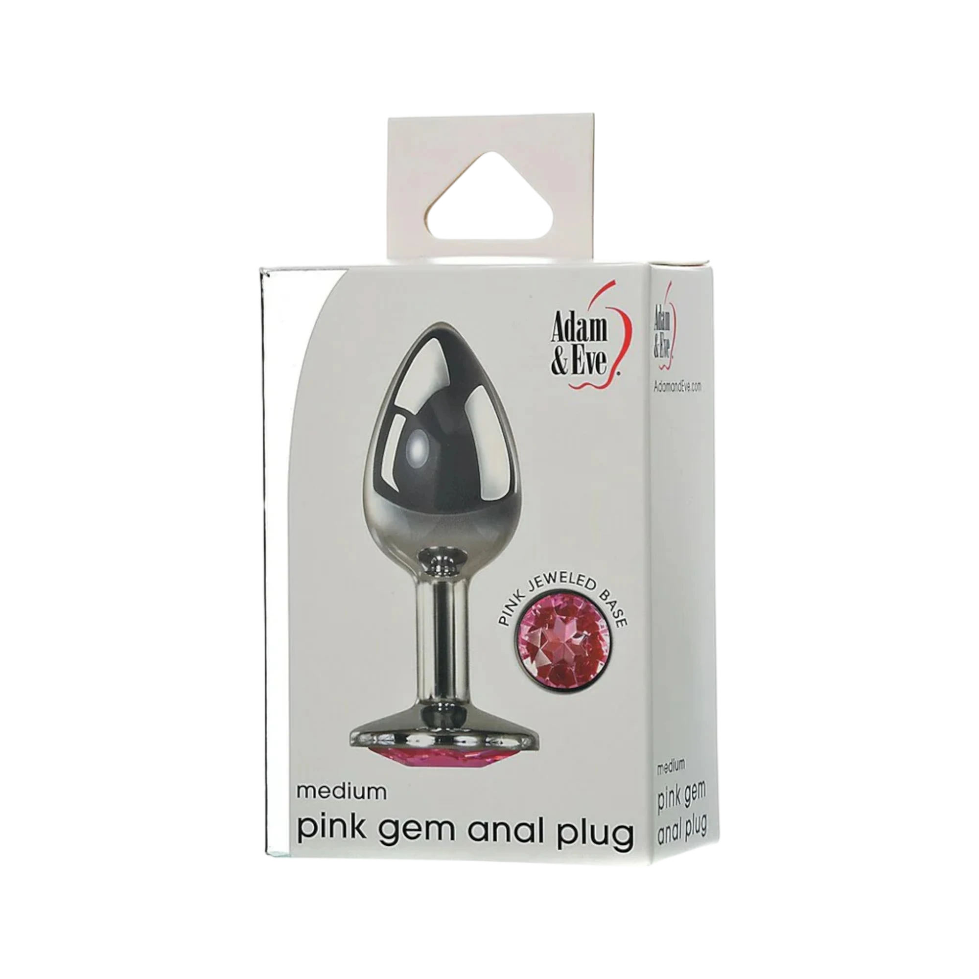Adam & Eve Pink Gem Anal Plug Medium