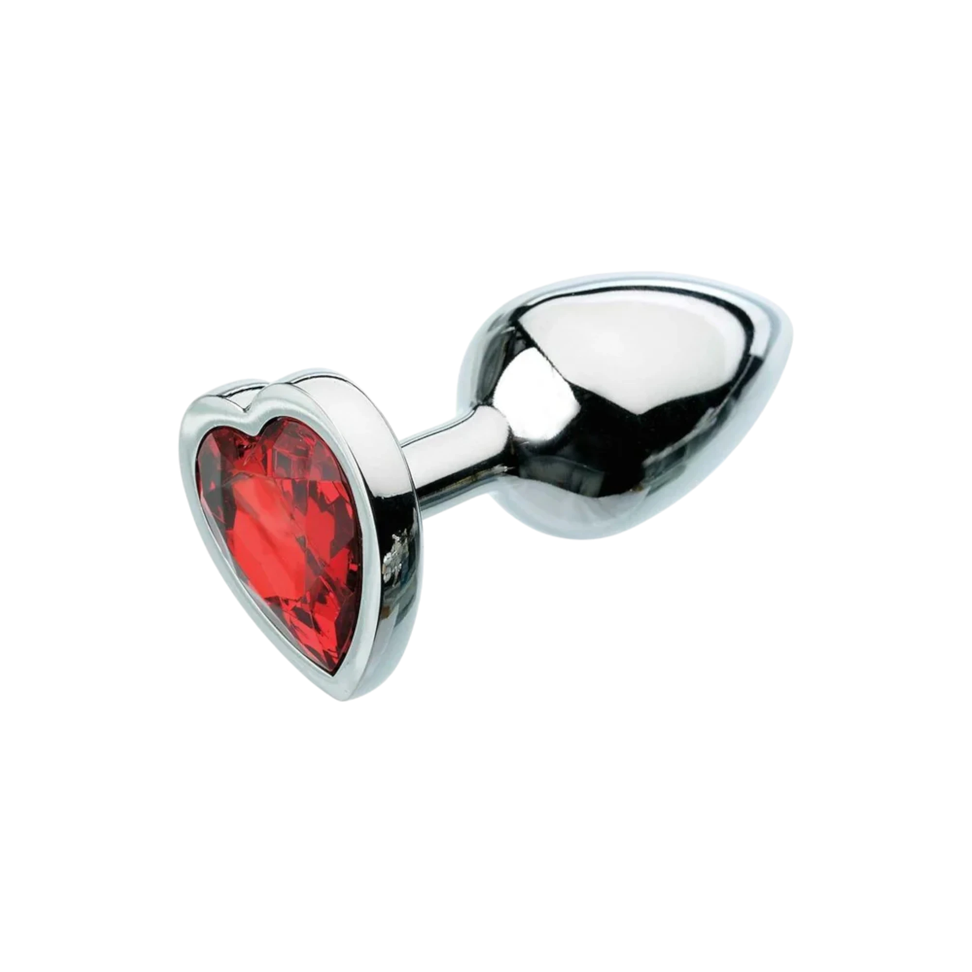 Adam & Eve Red Hearts Gem Anal Plug Small