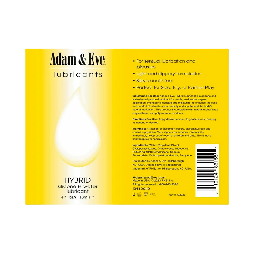 Adam & Eve — Hybrid Lubricant (4 oz)