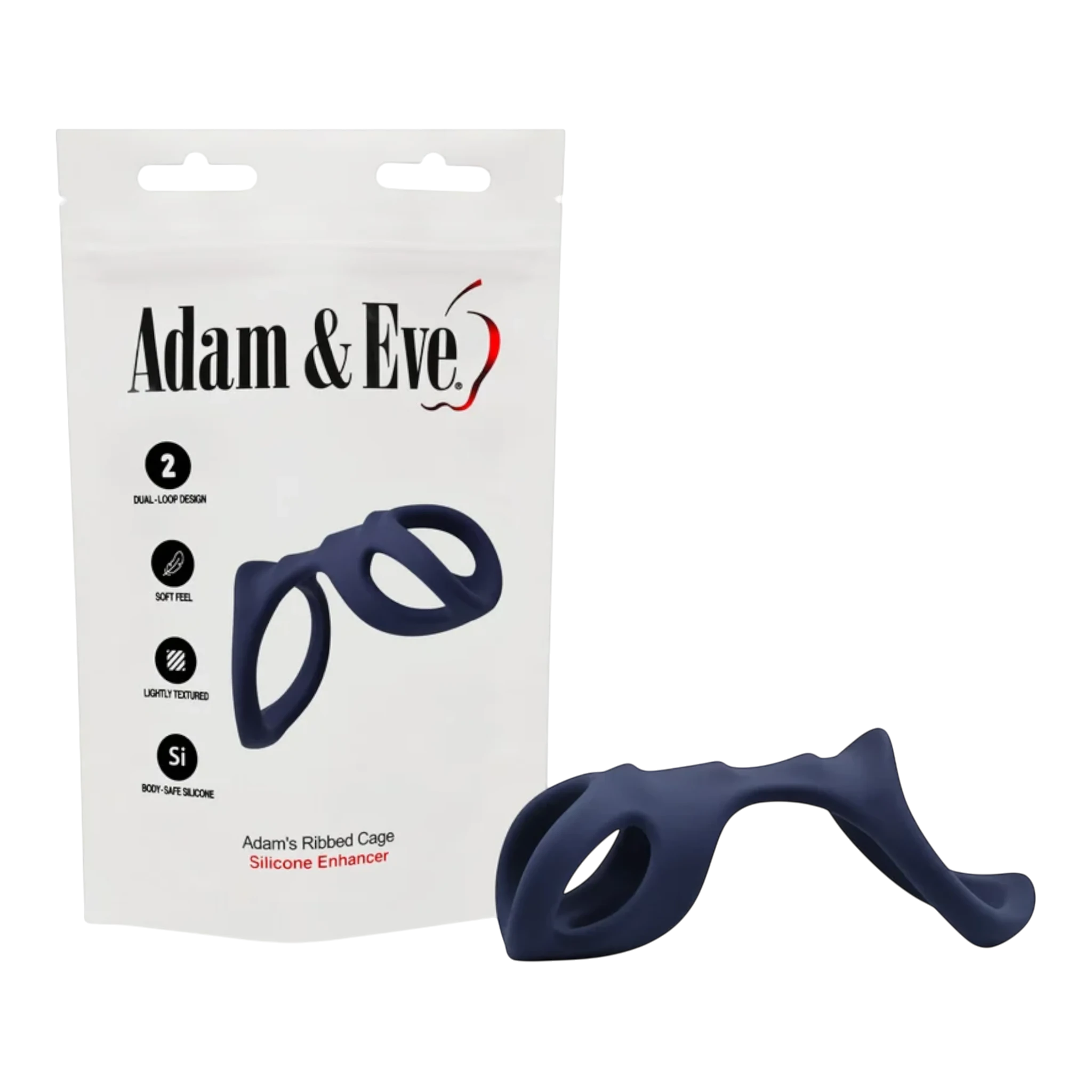 Adam & Eve Adam's Ribbed Cage (Bag Packaging)