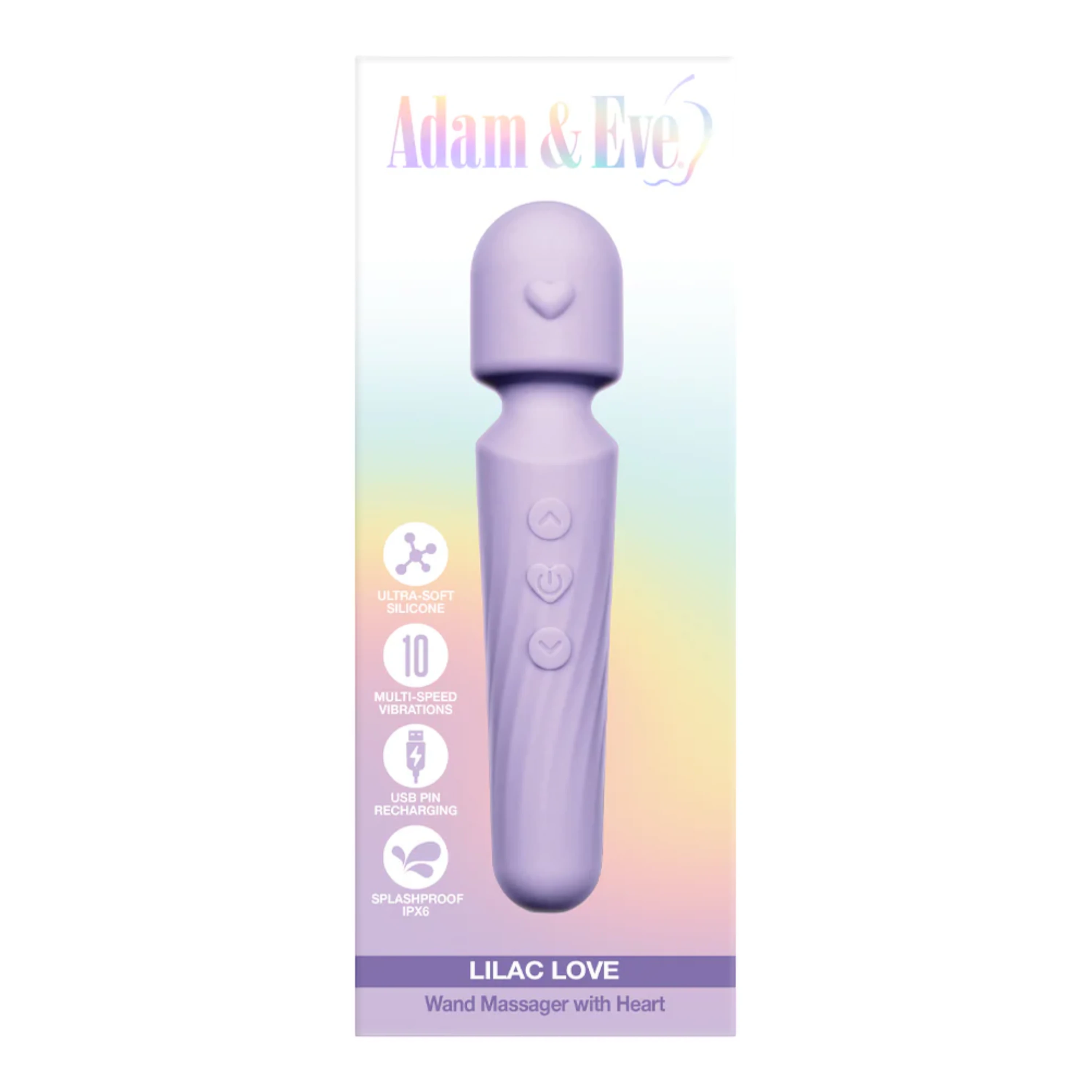 Adam & Eve Lilac Love Wand