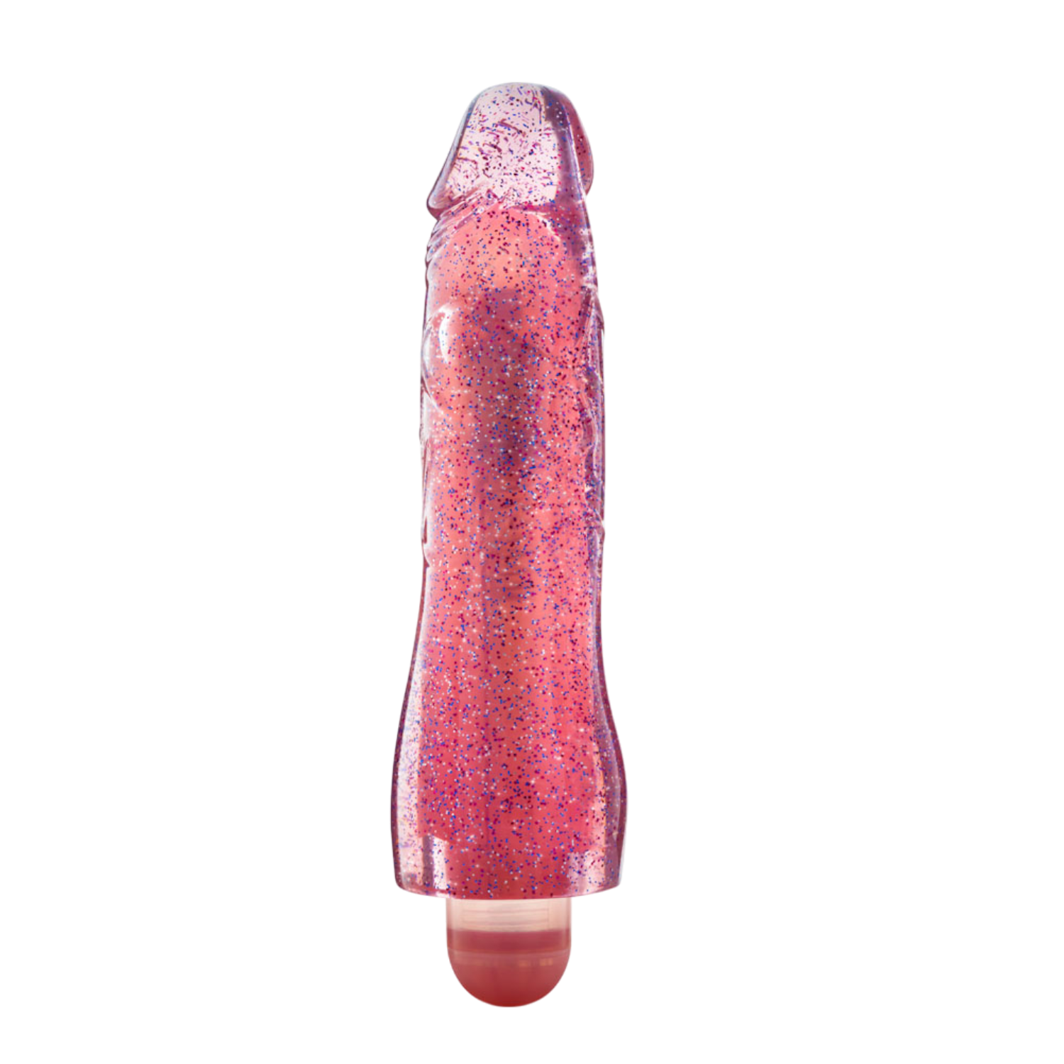 Blush — Glow Dicks Molly Glitter Vibrator (Pink)