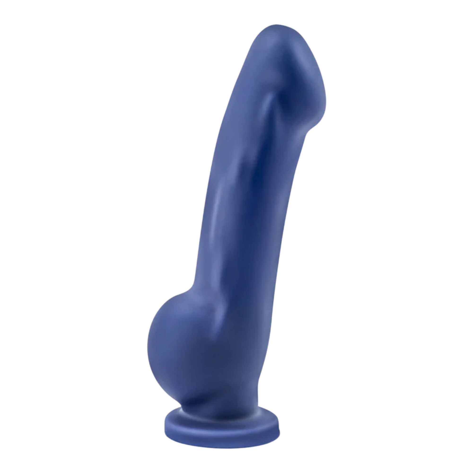 Avant D8 Ergo 7.5 in. Dual Density Silicone Dildo Indigo