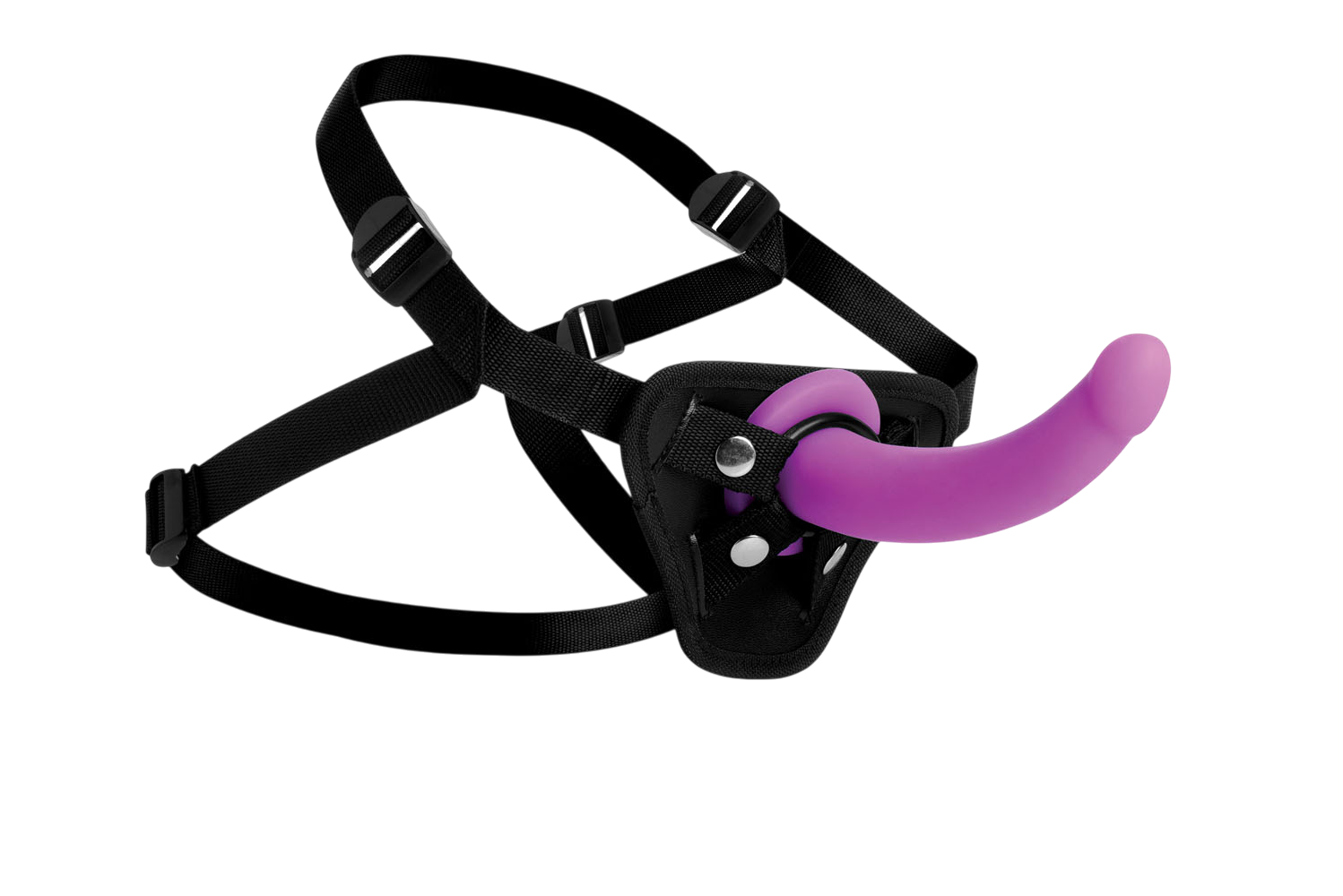 XR Brands — Navigator Silicone G-Spot Strap-On Set