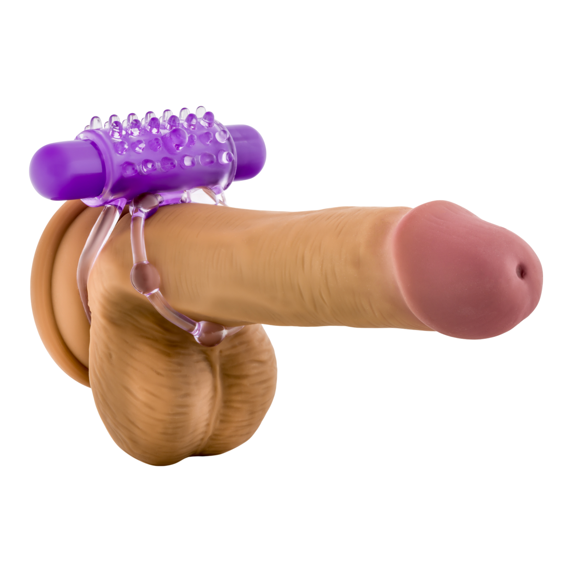 Blush — Play With Me The Player Vibrating Double Strap Ring (Purple)