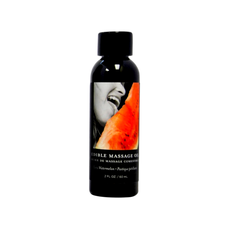 Earthly Body — Edible Massage Oil, Watermelon (2 oz)